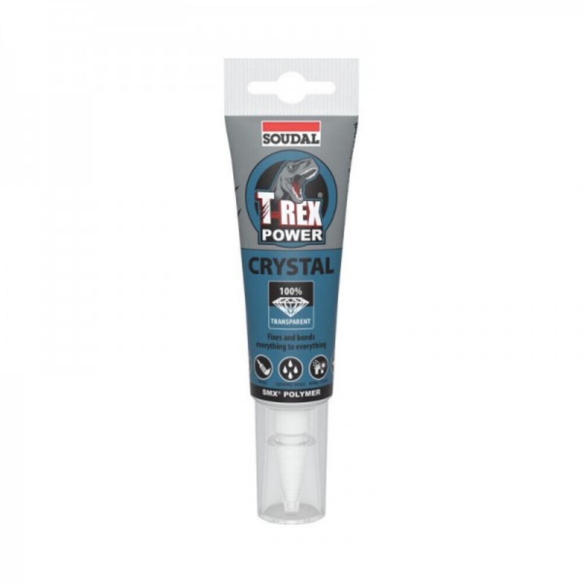 Picture of T-Rex Power Crystal, 125ml Tube, Transparent, Sealant & Adhesive, Food Safe, Antifungal