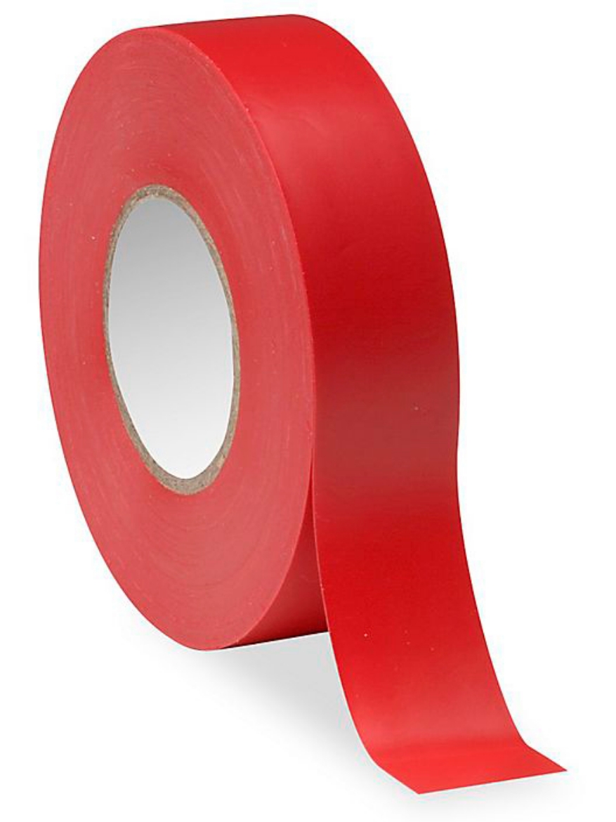 Picture of Tape, Electrical, PVC, Red, 18mm x 20m