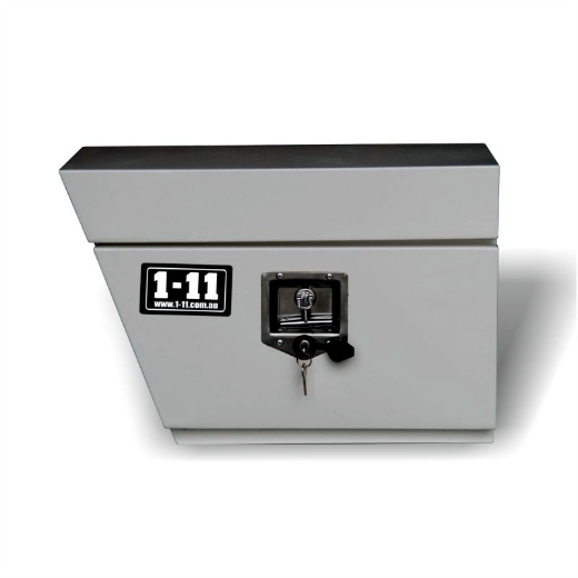 Picture of Steel Under Tray Box LHS with T-Lock, White ( 600mm Wide ) 600/465 x 250 x 400
