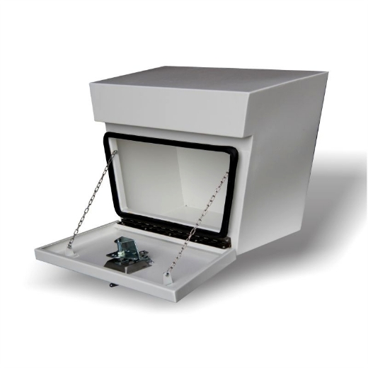 Picture of Steel Under Tray Box RHS with T-Lock, White ( 600mm Wide ) 600/465 x 250 x 400