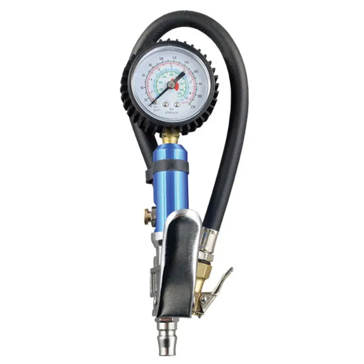 Picture of ITM TYRE INFLATOR, GUN AUTO STYLE, DIAL GAUGE 0-220PSI