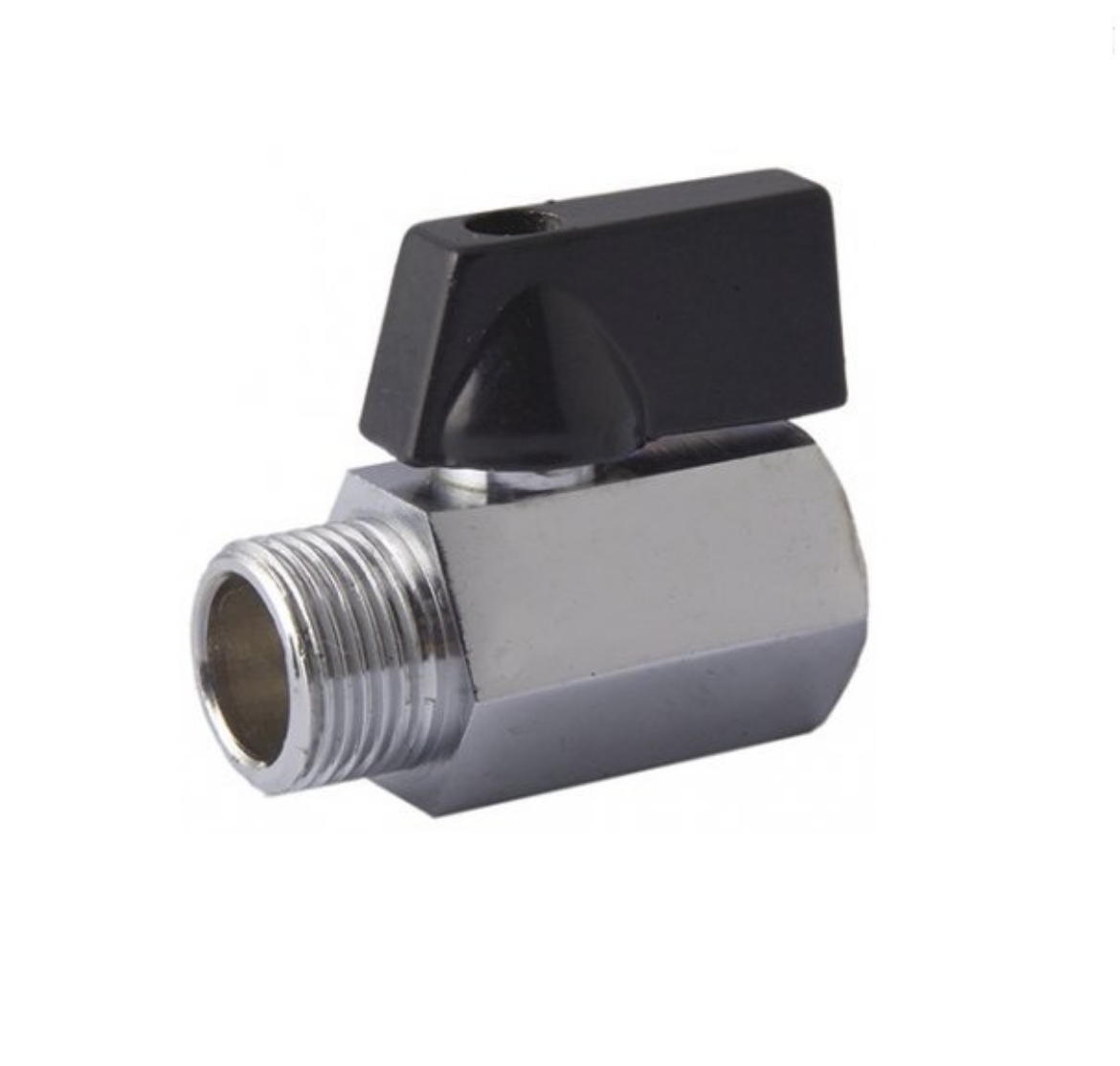 Picture of Ball Valve, Mini, 1/4" BSPT, Male x Fem