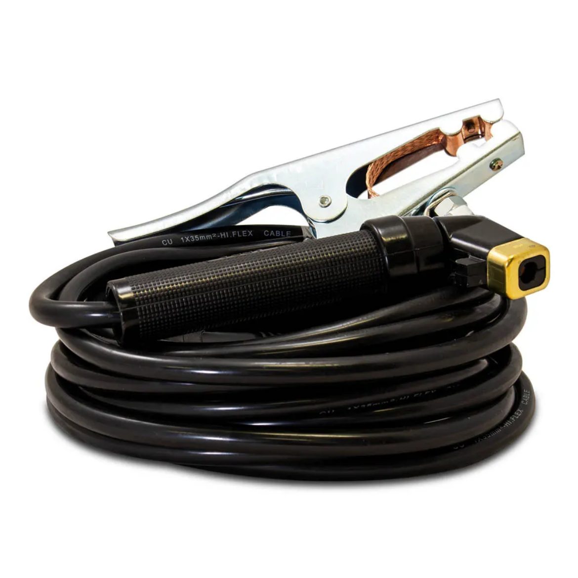 Picture of Lead Set, Electrode Holder and Clamp Leads, 4m, Dinse Connector 10/25, Cable 25mm