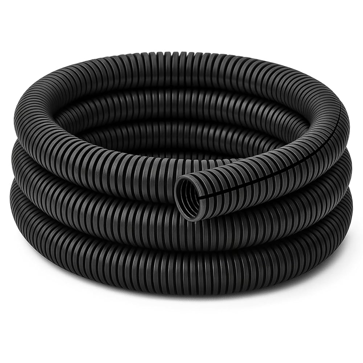 Picture of Roadpower Corrugated Split Loom Tube 29mm x 10m Bag Black