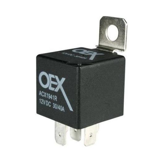 Picture of Relay Mini 12V 40/40A 5 Pin Change Over Resistor Protected