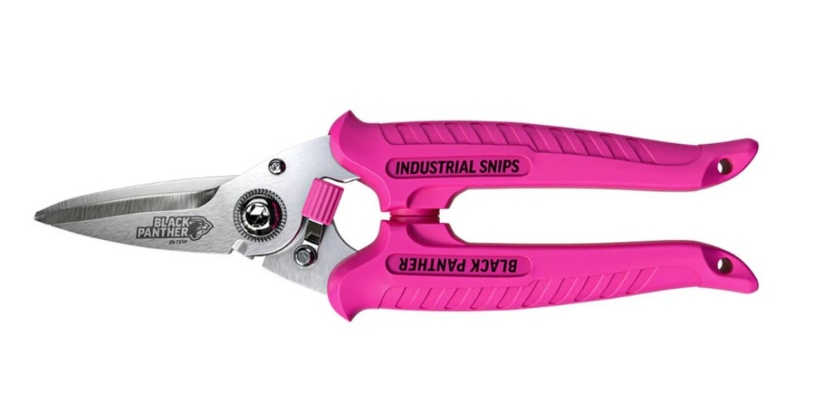 Picture of 185mm Sterling Pink Black Panther Industrial Snips