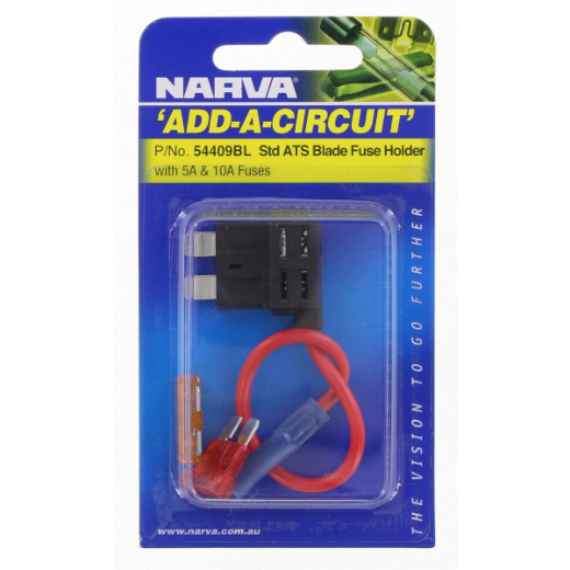 Picture of Narva 'Add-A-Circuit' Standard Blade Fuse Holder 2 Way 20Amp