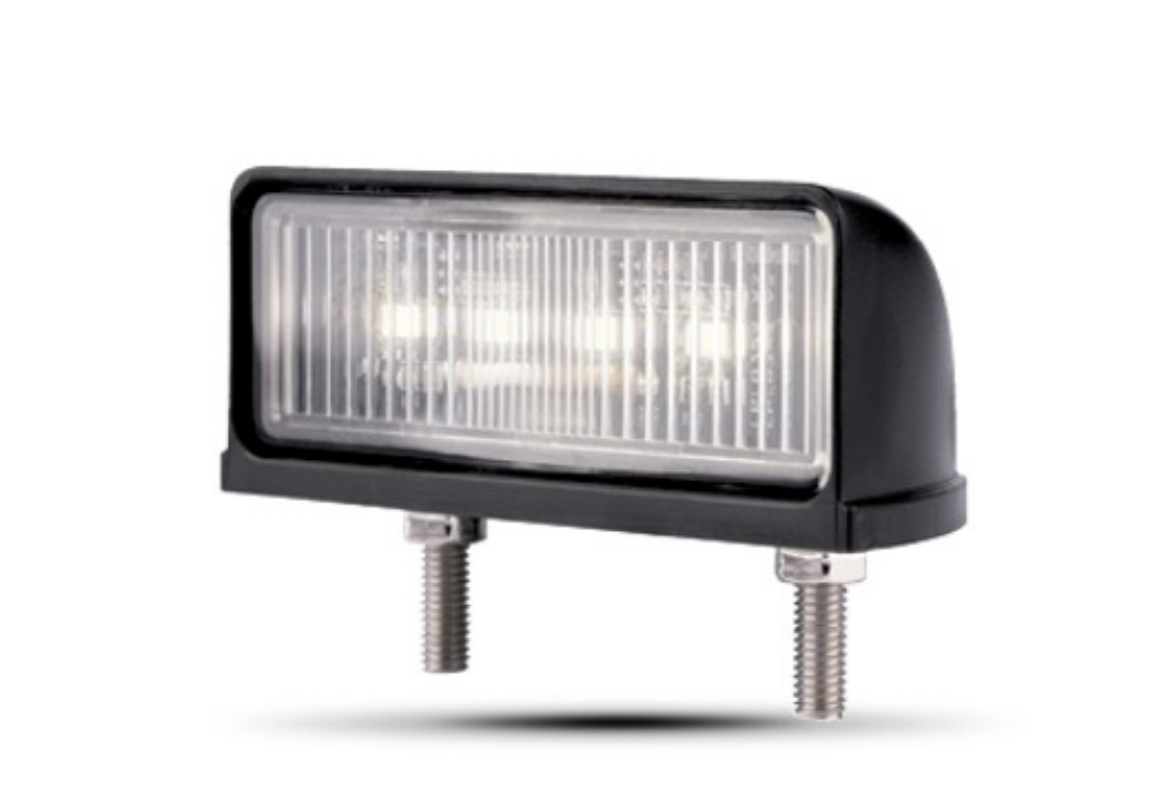 Picture of LED Licence Plate Light 10-30V 4 LED 75 x 29 x 33mm Rear Mount Black