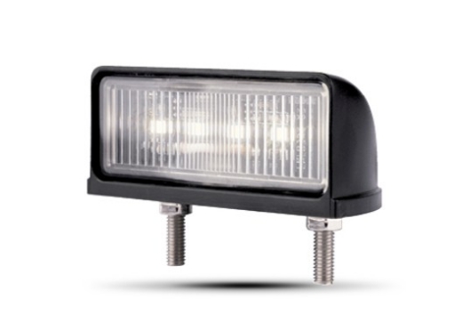 Picture of LED Licence Plate Light 10-30V 4 LED 75 x 29 x 33mm Rear Mount Black