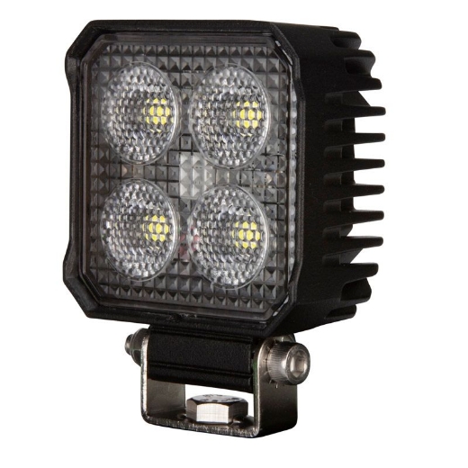 Picture of LED Work Light, Square Compact 10-30V 4x6W <25W <2200lm Flood Beam TMT IP67, Roadvision