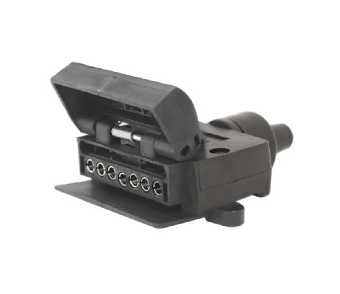 Picture of Trailer Socket 7 Pin Flat Plastic Body, Britax