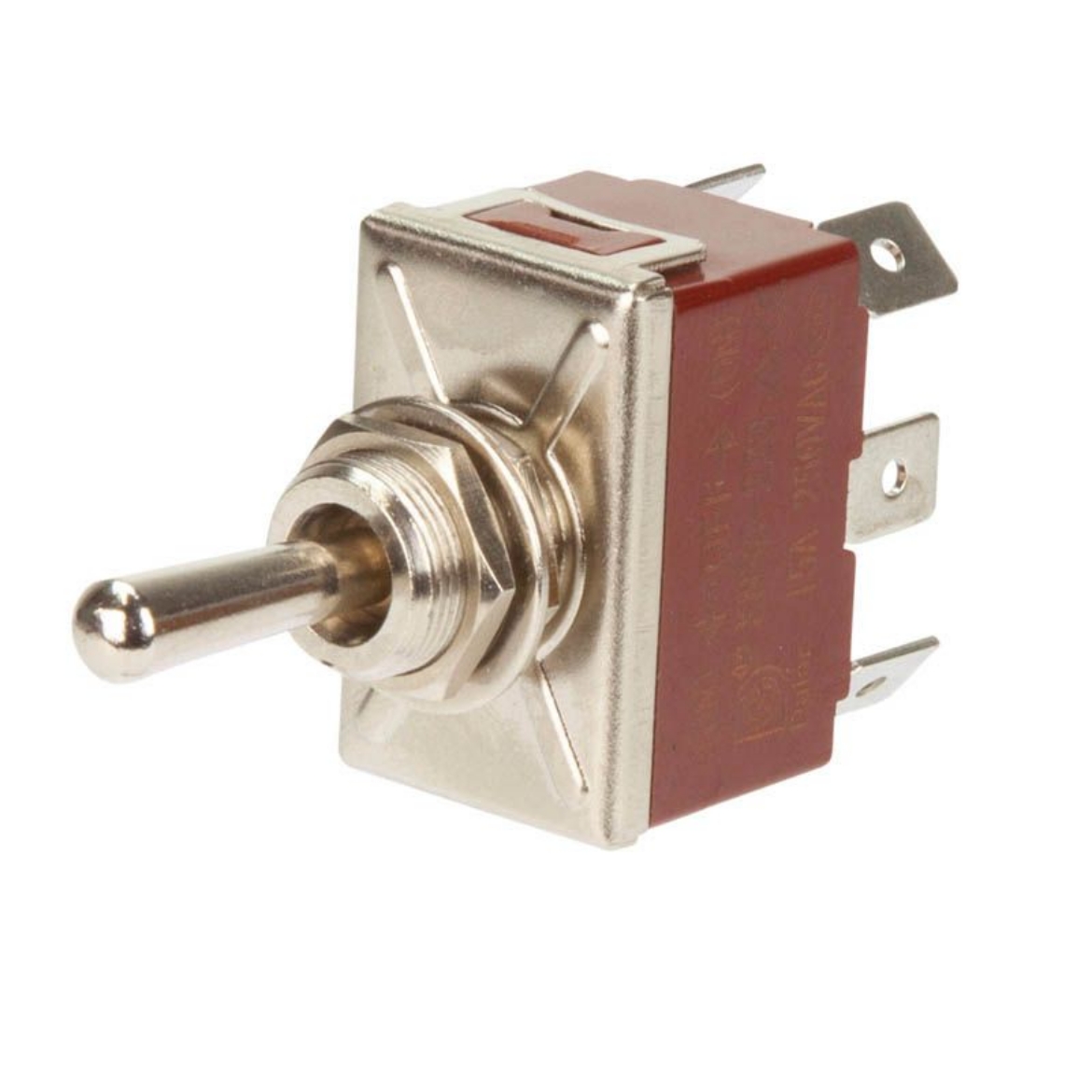 Picture of Switch, Toggle, 12V 20A, 24V 10A, MOM/OFF/MOM DPDT