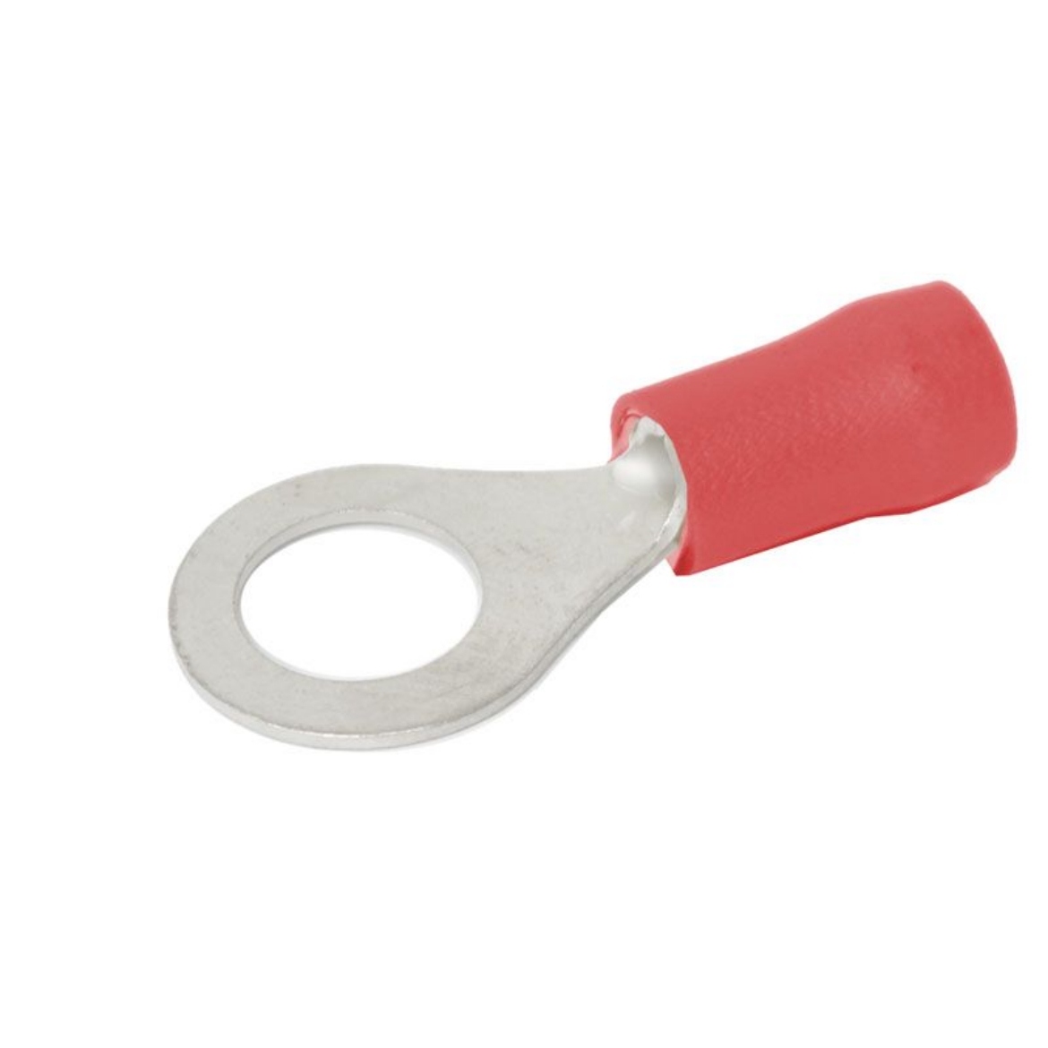 Picture of Crimp Terminal, Ring, Red, ID 8.4mm, Pkt.100 (Alt. QKC05)