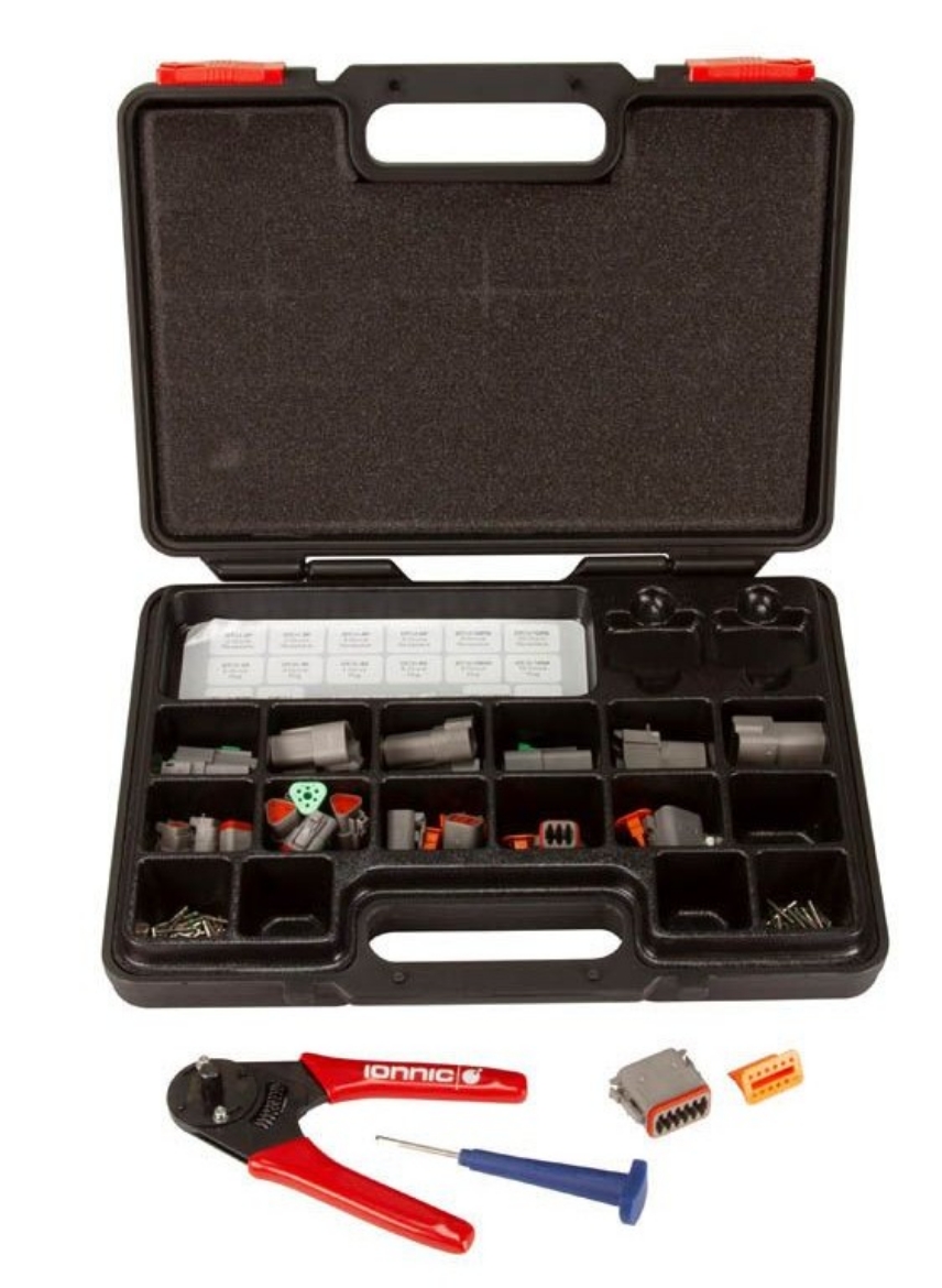 Picture of DT Deutsch Connector Kit 139pc, incl. Crimping Tool & Refillable Tray Genuine Deutsch