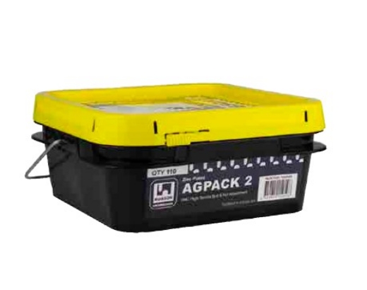 Picture of Kit, AGPACK2, UNC G8, Bolt, Nut & Washer, Zinc Plated, 1/2-3/4