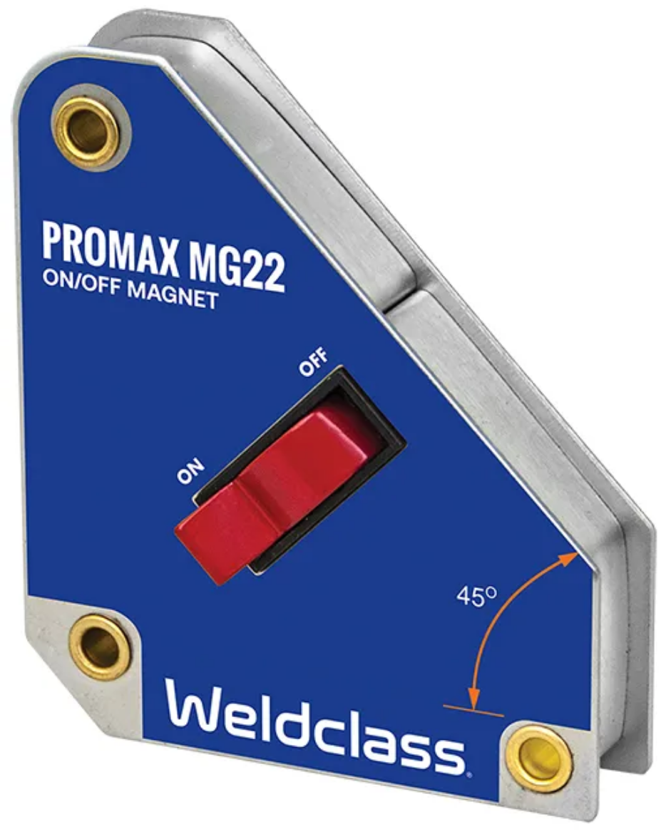 Picture of Magnet On/Off PROMAX MG22 110x95x25mm 90/45DG 35-40kg Weldclass