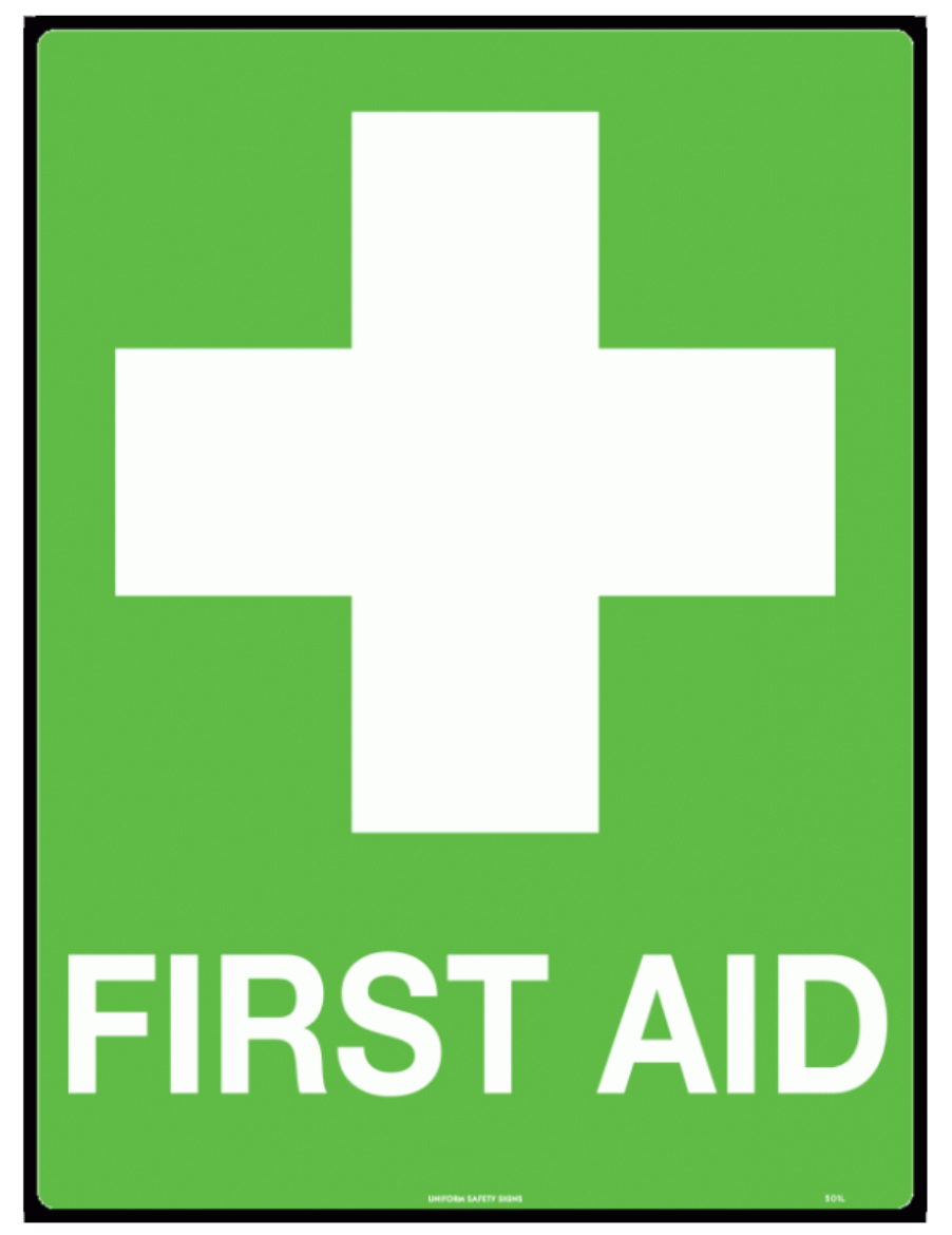 Picture of Sign, 300x225mm, Metal, First Aid
