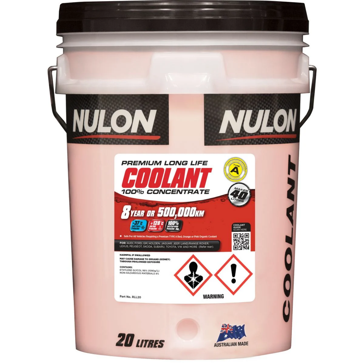 Picture of Coolant, NULON, Concentrate, Long Life 20L (Red)