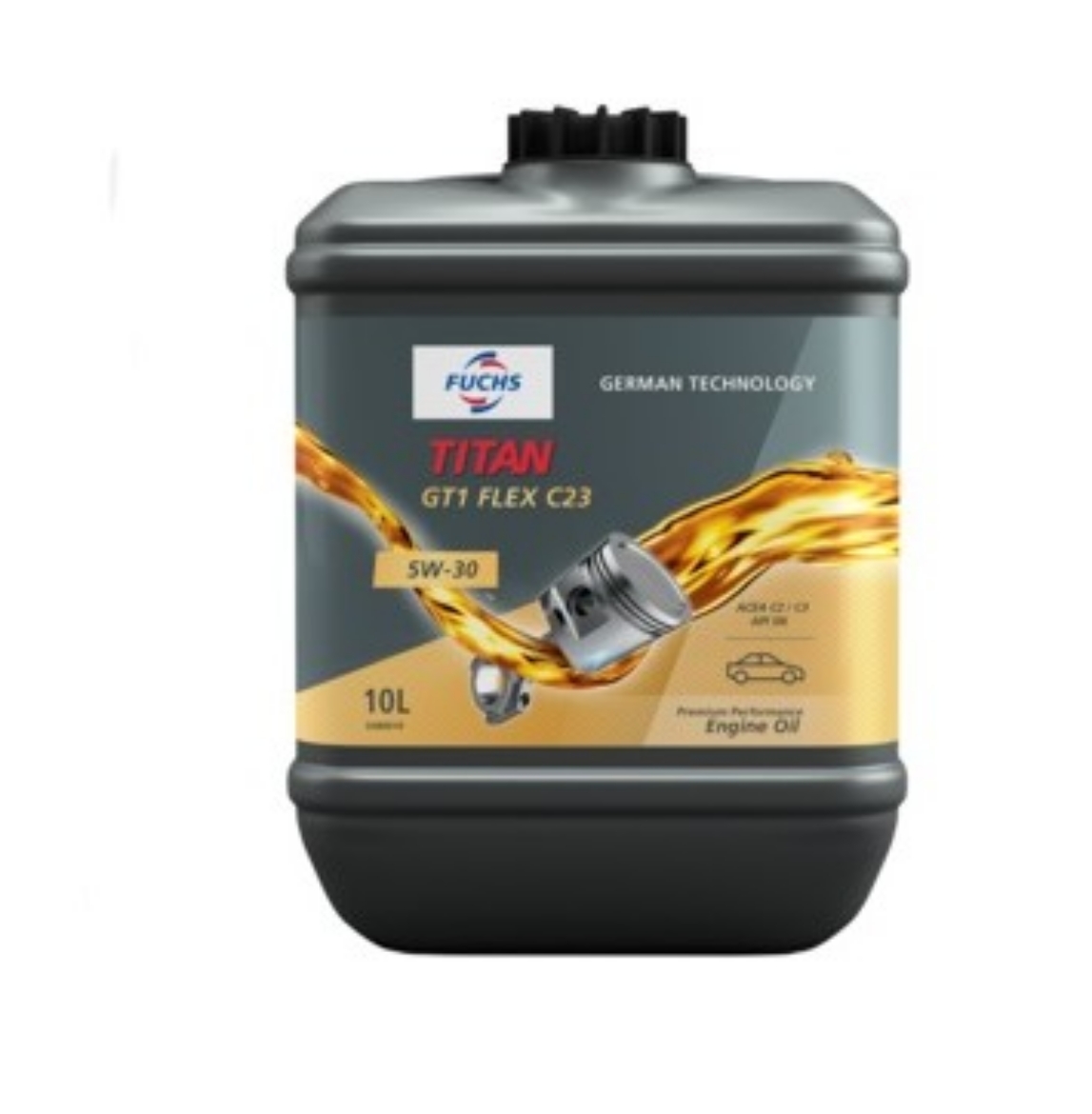 Picture of Engine Oil, Fuchs, Titan GT1 Flex C23, SAE 5W-30, 10L (Supersedes Flex 23 4923010)