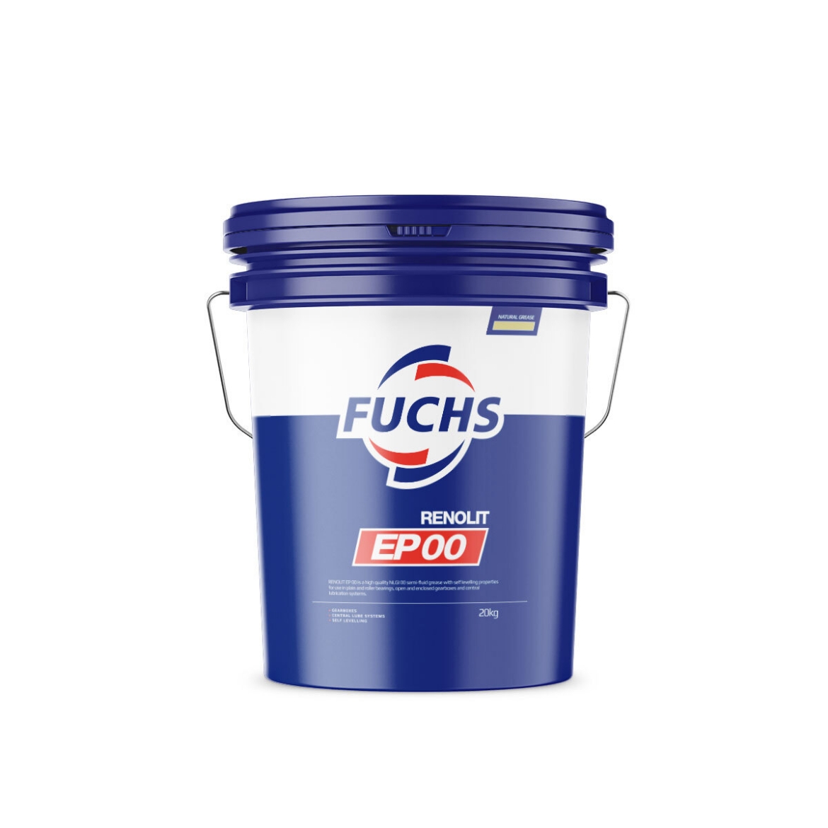 Picture of Grease, Fuchs, RENOLIT EP 00, Semi Fluid, Lithium, 20kg (Brown)