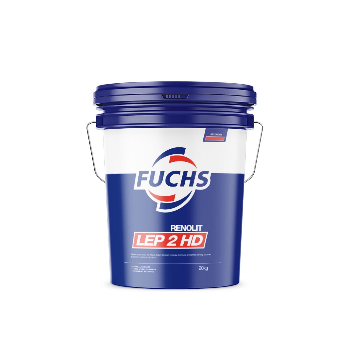 Picture of Grease, Fuchs, Renolit  LEP 2 HD, 20kg, Lithium thickener (Red)
