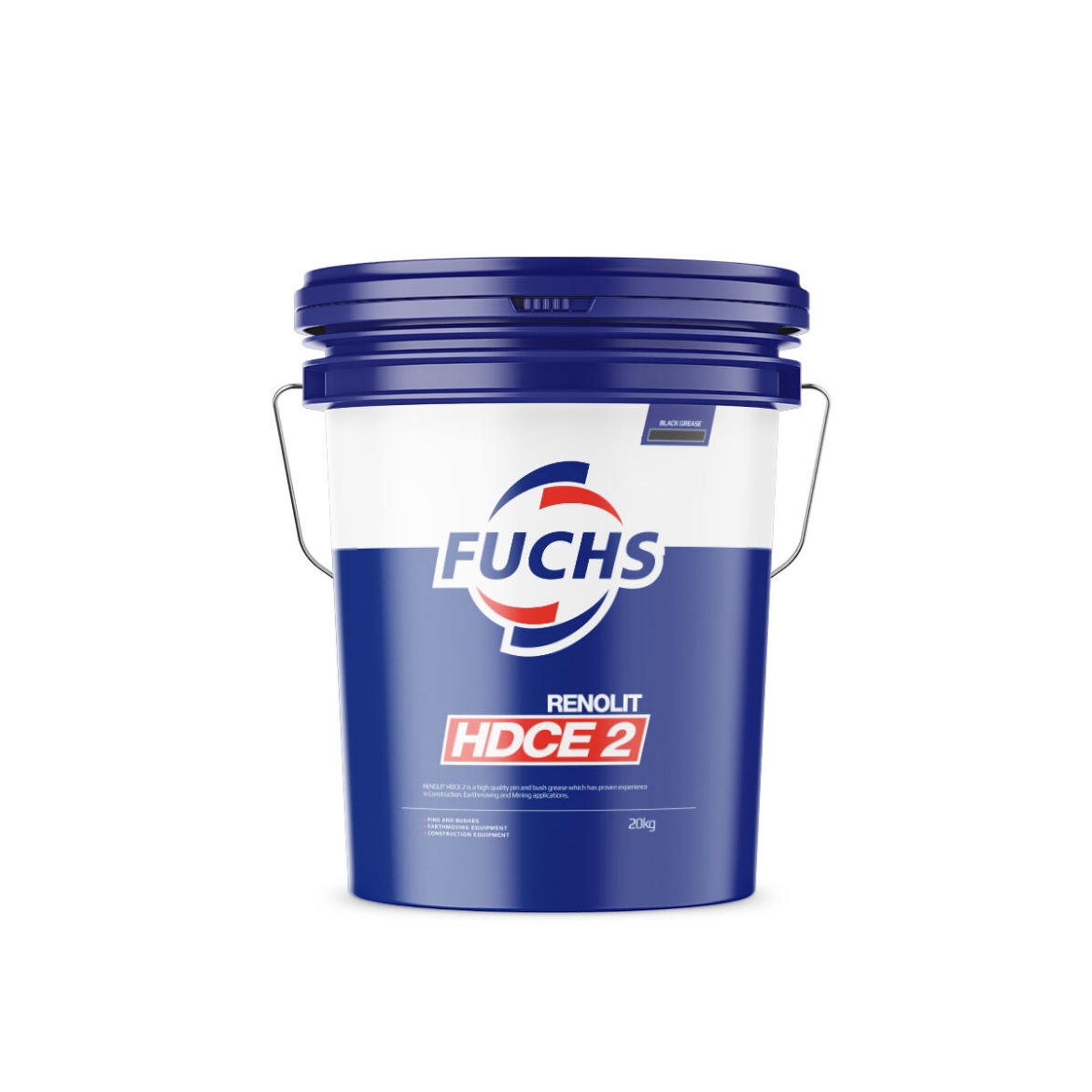 Picture of Grease, Fuchs, Renolit HDCE 2, 20kg (2.5% Moly, Black)