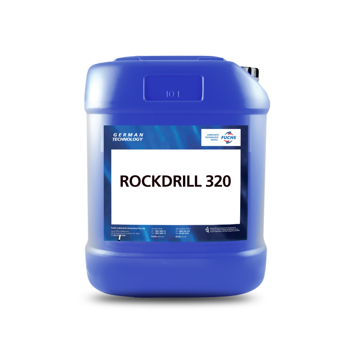 Picture of ROCKDRILL 320, Mineral oil based heavy-duty rock drill and hammer lubricant, 10ltr