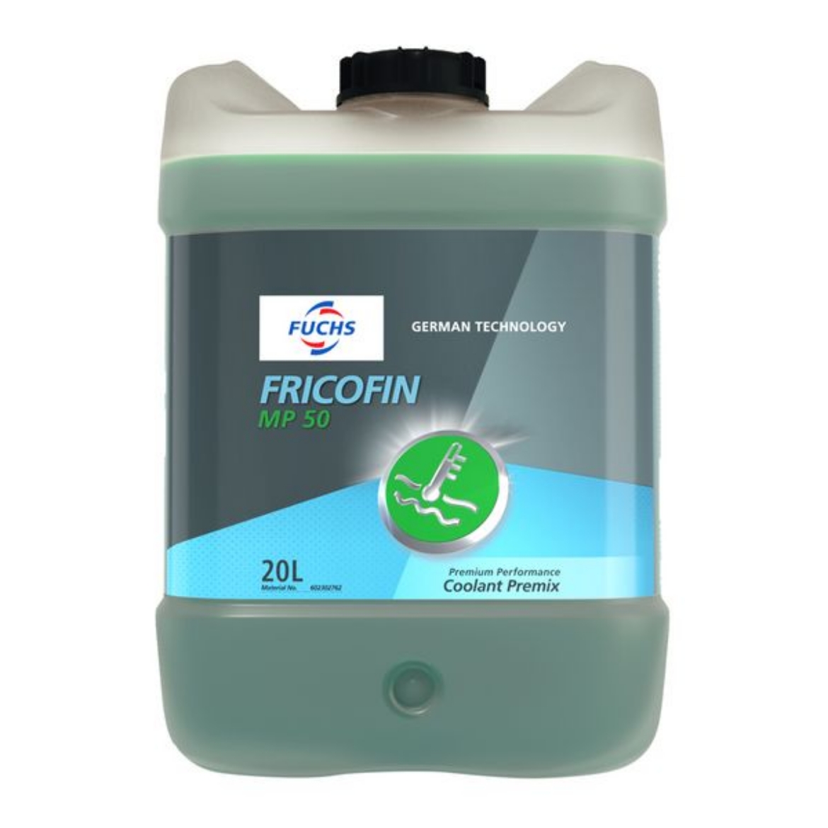 Picture of Coolant, Fuchs, Premix, Fricofin MP50, 20ltr (Green) (Long Life Antifreeze/Boil)