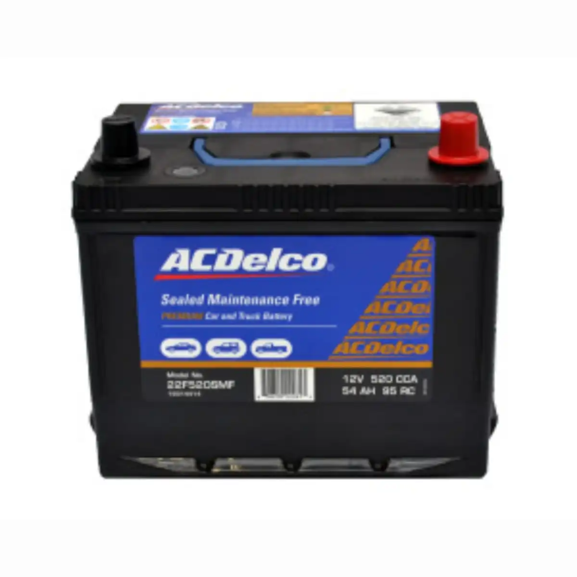 Picture of Battery, ACDelco, Maintenance Free, 520CCA (240mmL x 172mmW x 209mmTH)