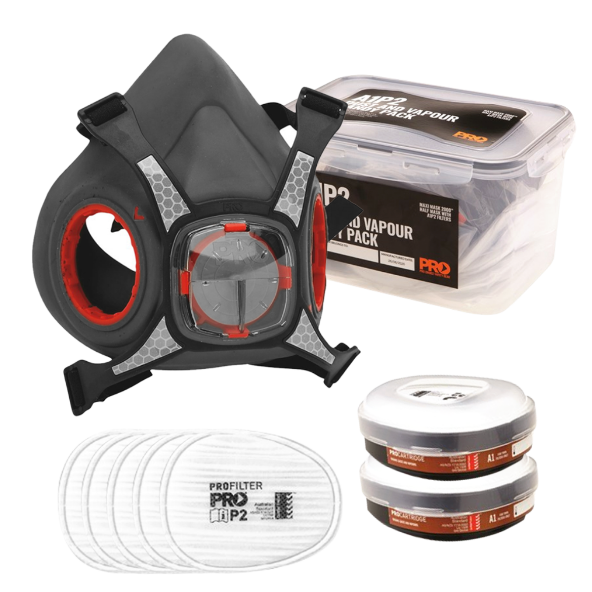 Picture of MAXI MASK 2000 HALF FACE RESPIRATOR SPRAYING HANDY PACK