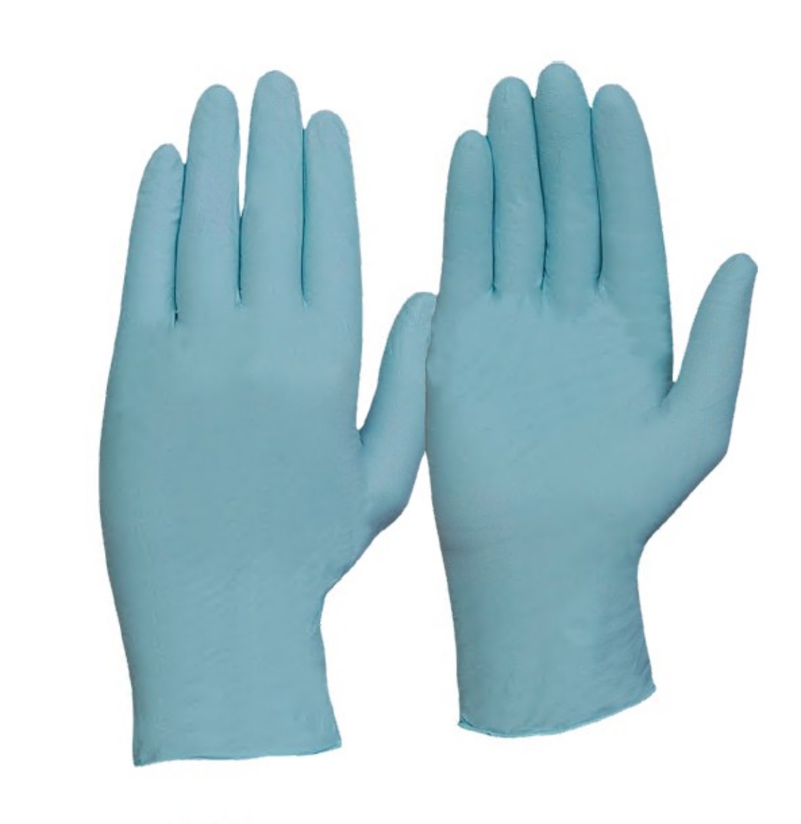 Picture of DISPOSABLE BLUE NITRILE POWDER FREE GLOVES - LGE, 100 PER BOX