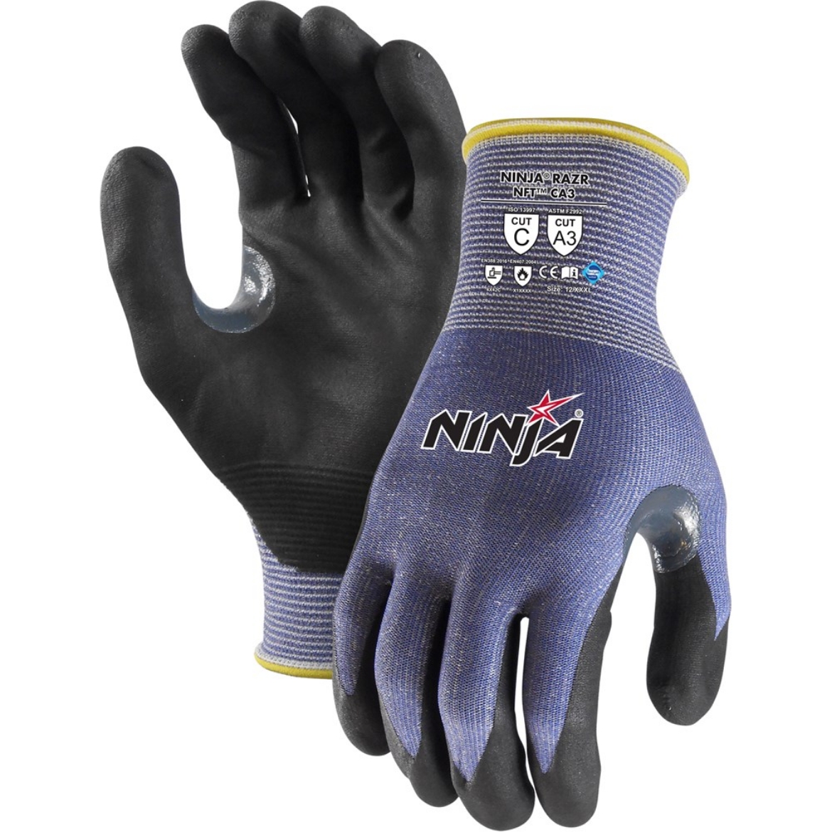 Picture of Ninja Razr NFT CA3 Gloves Blue Size Extra Large