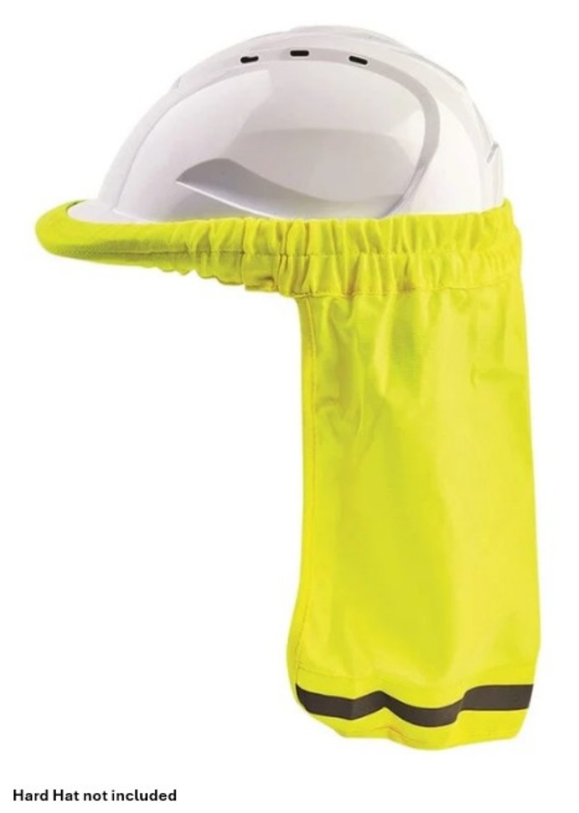 Picture of HARD HAT NECK SUN SHADE FLURO YELLOW