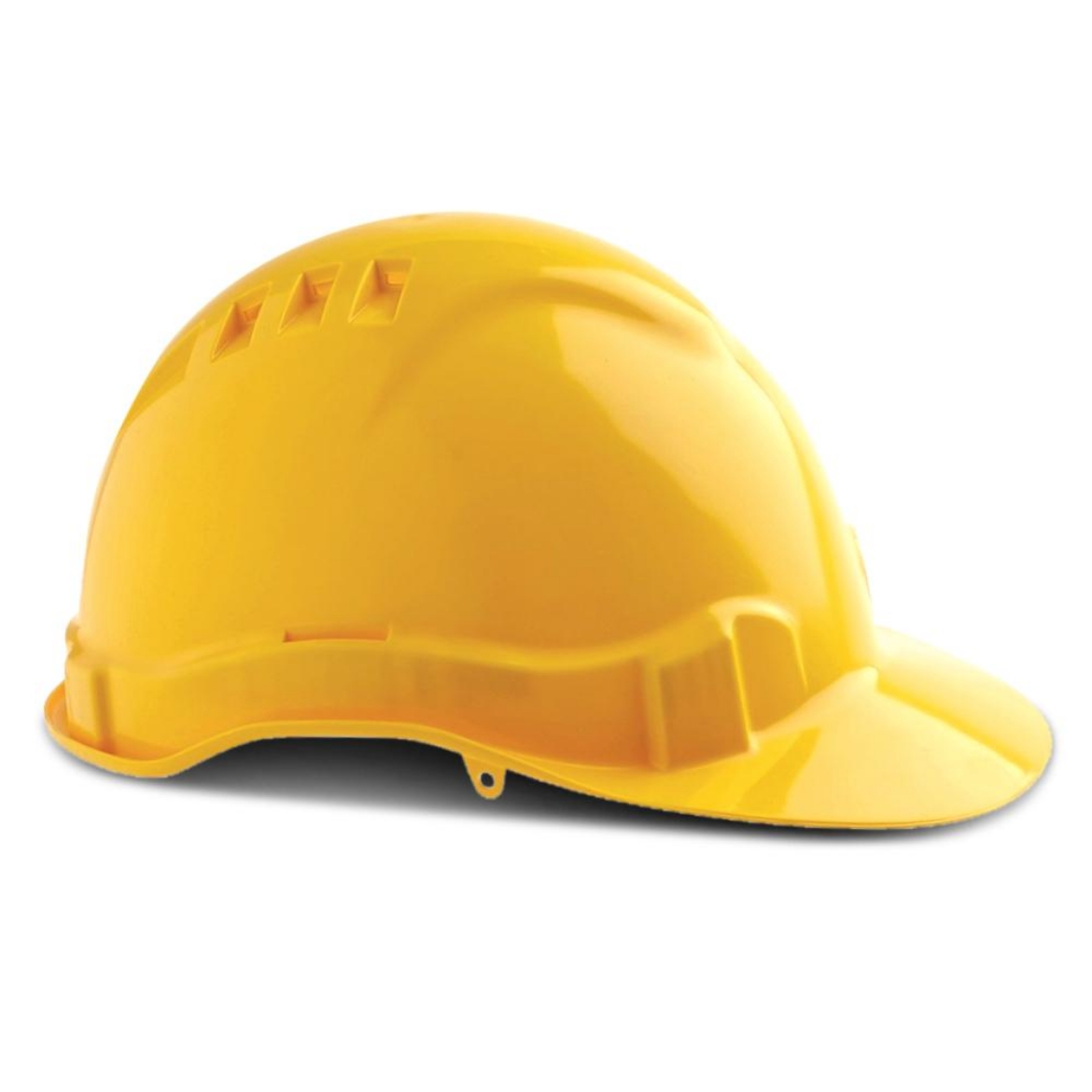 Picture of V6 HARD HAT VENTED, RATCHET HARNESS, Yellow