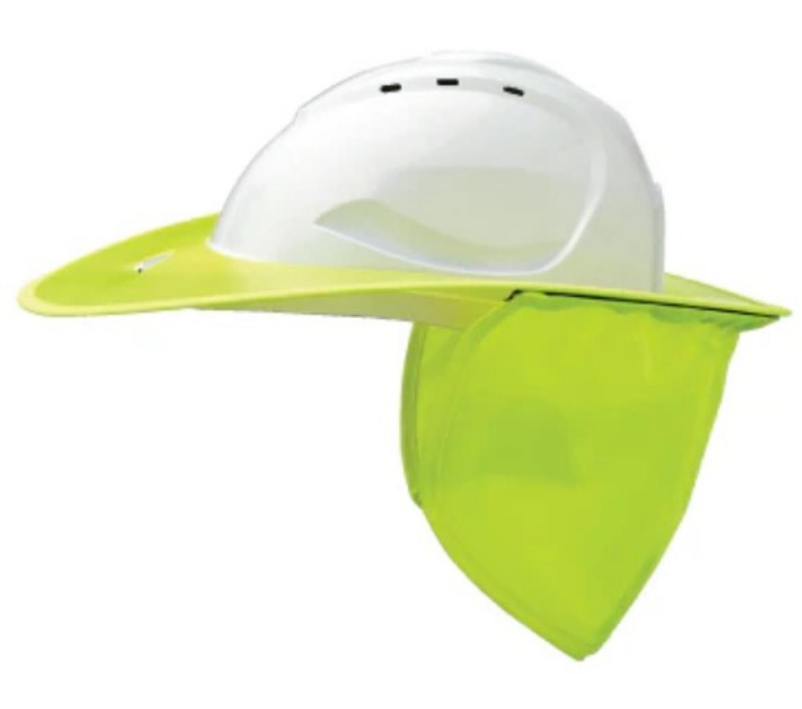 Picture of V9 HARD HAT PLASTIC BRIM, Fluoro Yellow