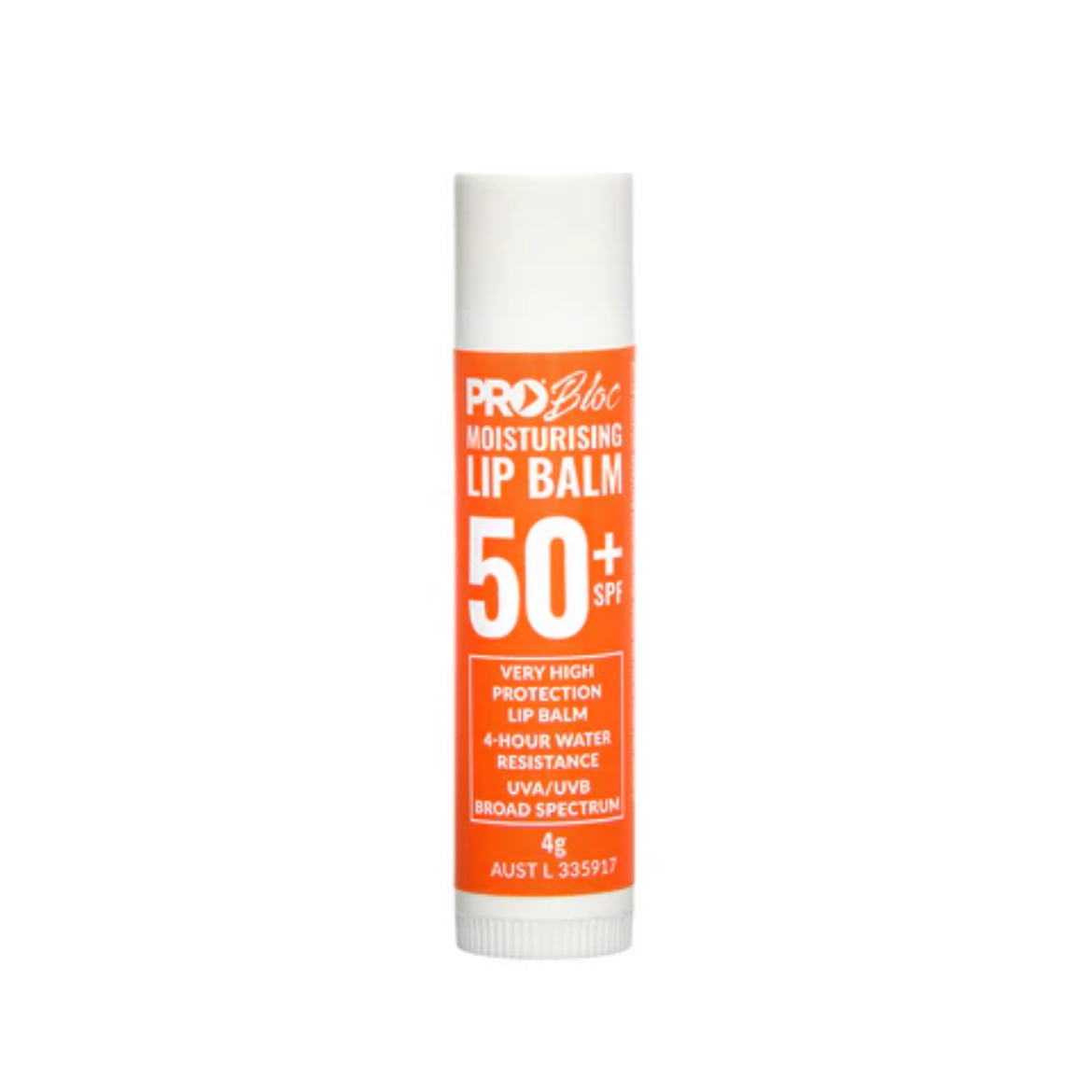 Picture of PROBLOC MOISTURISING LIP BALM WITH SPF50+ / 4G TUBE