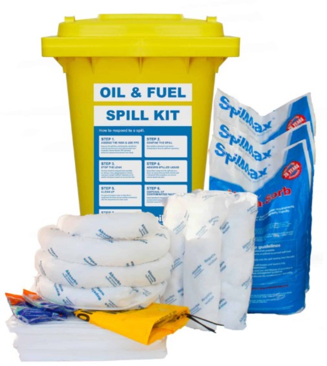 Picture of SpilMax 240L Economy Workplace Spill Kit - Oil & Fuel (Chatoyer)
