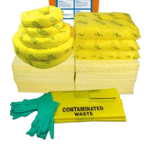 Picture of Spill Kit Refill, Chemical, suit 240L (Complete Contents)