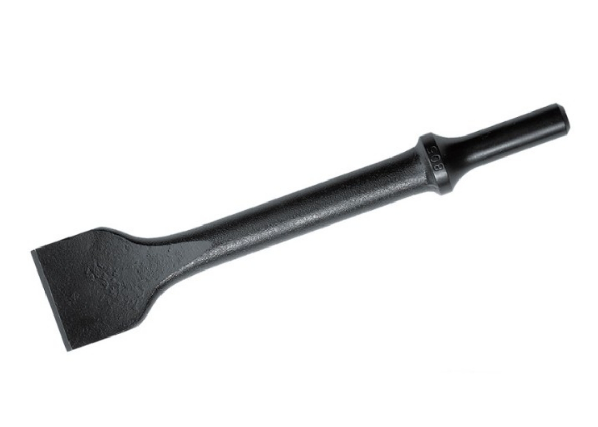 Picture of Shinano Scraper, suit Air Chisel, 32mm Wide (Round Shank 10.2mm)
