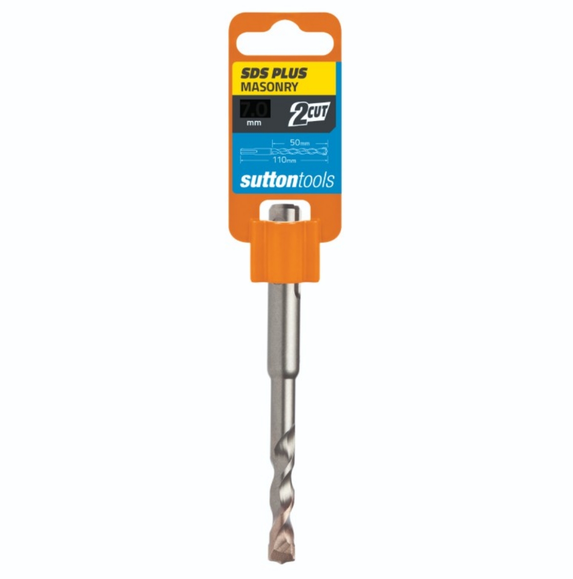 Picture of Drill, Masonry, 8mm x 110mm, SDS+, 2 x TCT Tips (Yellow)