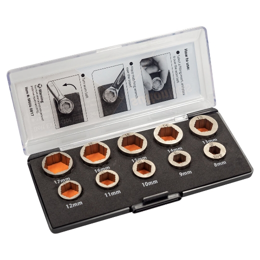 Picture of Bolt Extractor Set, 8-17mm, 10pce
