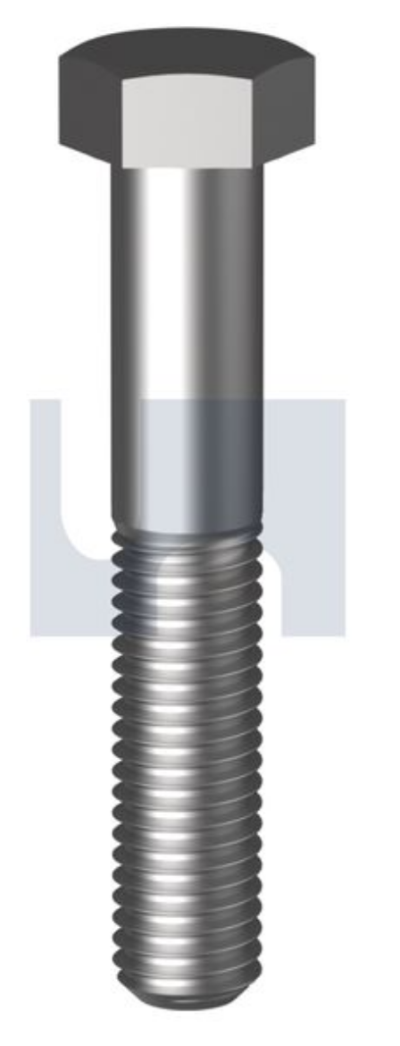 Picture of Bolt, Metric, 10 x 130mm, Hex Head, Class 10.9, Zinc Plated