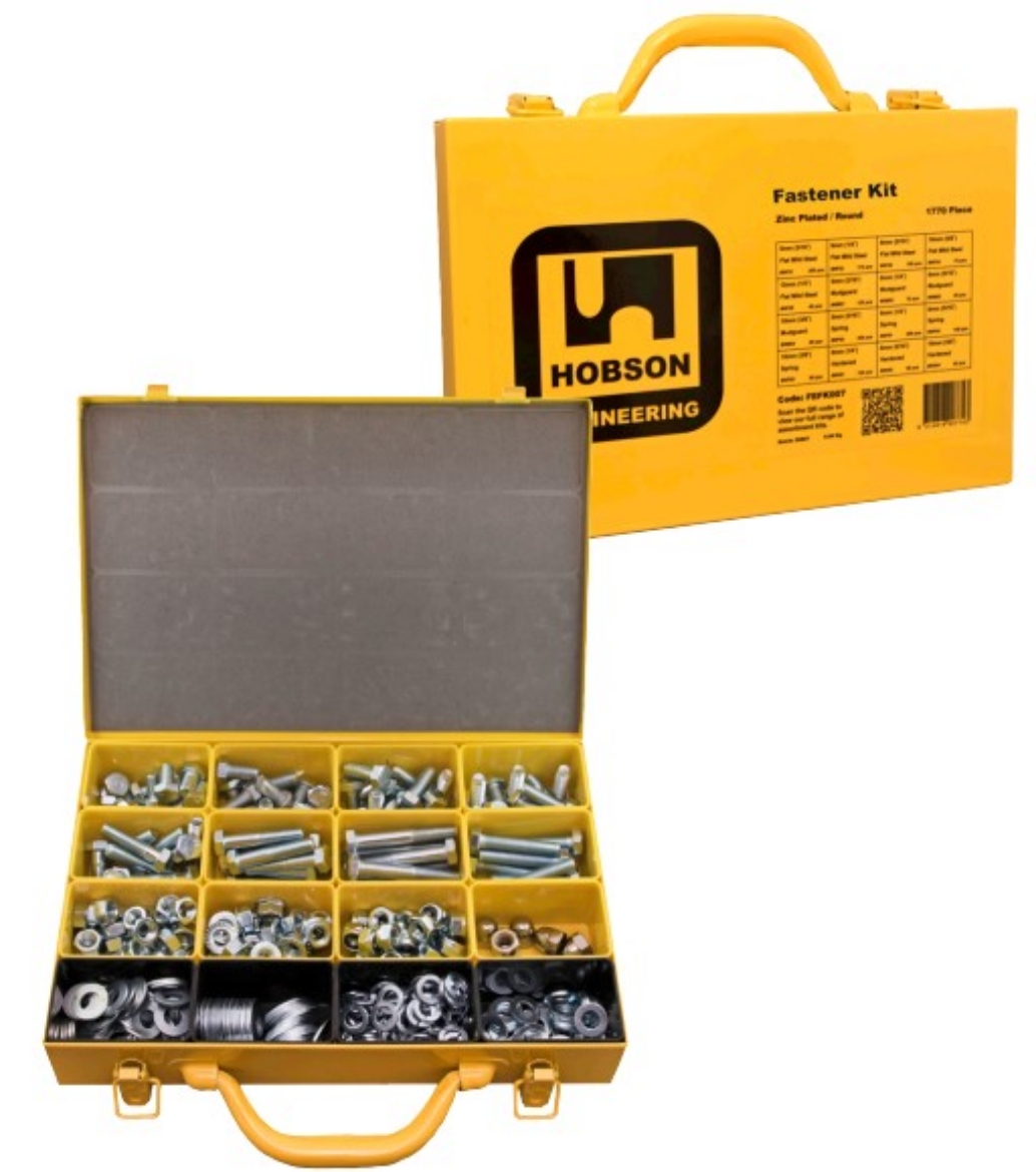 Picture of Kit, Assortment, Bolt & Nut, M10, Class 8.8, Zinc Plated