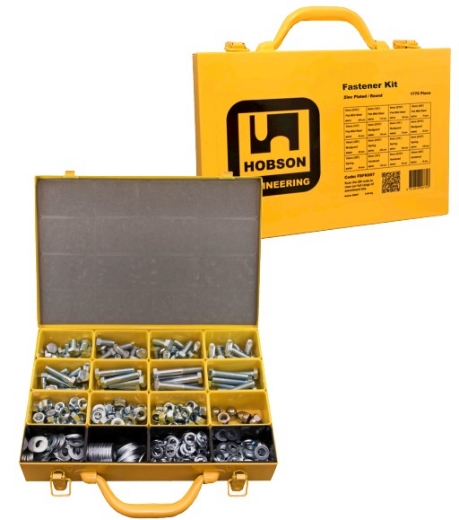 Picture of Kit, Assortment, Bolt & Nut, M10, Class 8.8, Zinc Plated