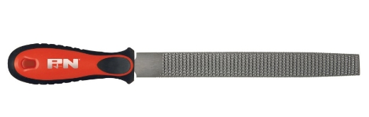 Picture of File, Rasp, Cabinet, Half Round, 200mm (8"), Bastard, Handled, S/P, 1 Pack