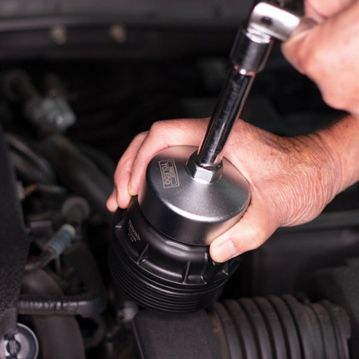 Picture of TOLEDO Oil Filter Wrench, Cup Type, suit Landcruiser V8 Diesel, 64.5mm 14 Flutes
Note: Do not use with impact wrench or power tools