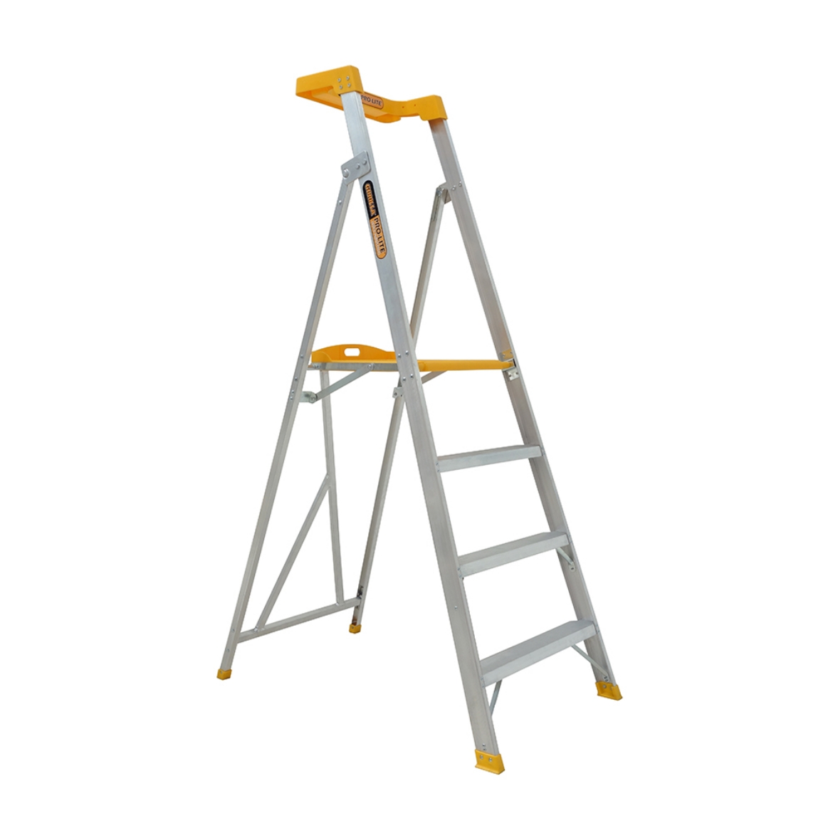 Picture of Platform ladder 4 Step (1.14m) Pro-Lite Aluminium 150kg Industrial - GORILLA ON SPECIAL RRP $387