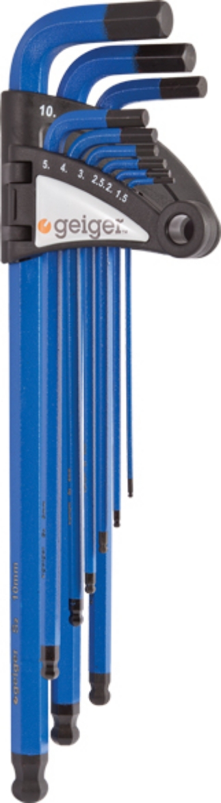Picture of Allen Key Set, 9pce, Metric, Geiger