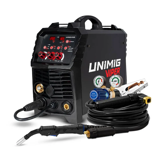 Picture of VIPER MULTI 165 MIG/TIG/STICK WELDER, 10AMP, SB15 BINZEL TORCH