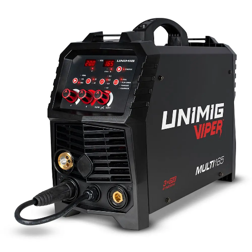 Picture of VIPER MULTI 165 MIG/TIG/STICK WELDER, 10AMP, SB15 BINZEL TORCH